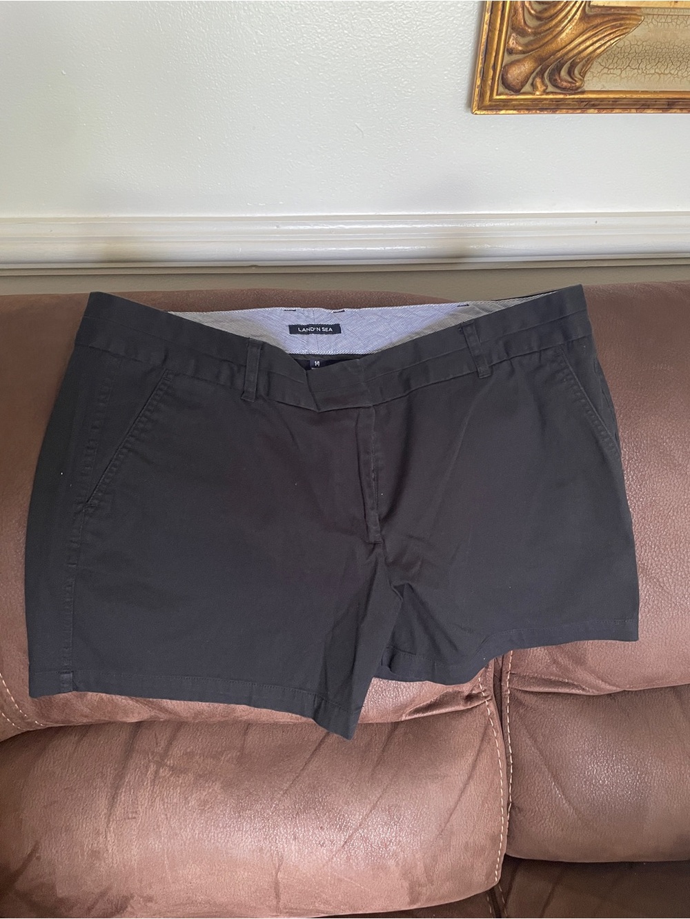 Land N Sea Women's Black Bermuda Shorts - Classic Tailored Fit